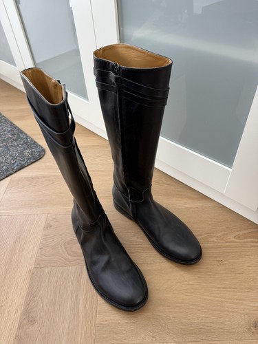 Bonpoint leder stiefel schwarz - leder,